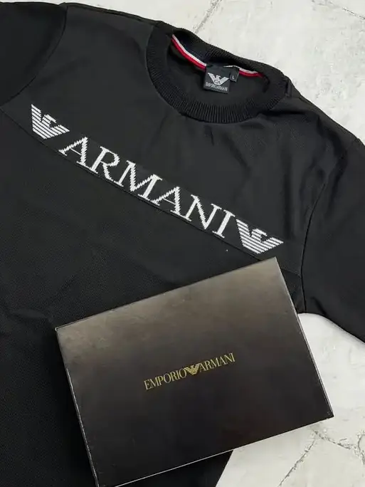 Camiseta tricô Armani